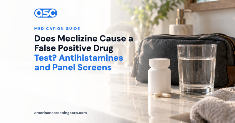 Does Meclizine Cause a False Positive Drug Test? Antihistamines and Panel Screens