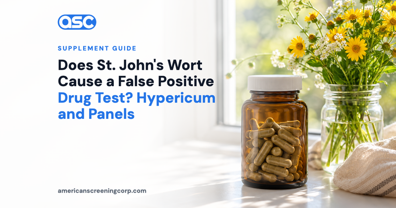 Does St. John's Wort Cause a False Positive Drug Test? Hypericum and Panels