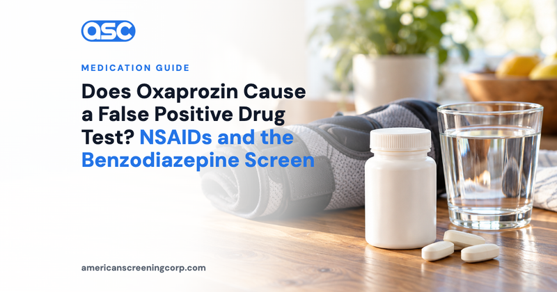 Does Oxaprozin Cause a False Positive Drug Test? NSAIDs and the Benzodiazepine Screen
