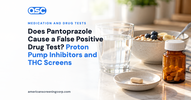 Does Pantoprazole Cause a False Positive Drug Test? Proton Pump Inhibitors and THC Screens