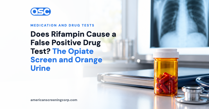 Does Rifampin Cause a False Positive Drug Test? The Opiate Screen and Orange Urine