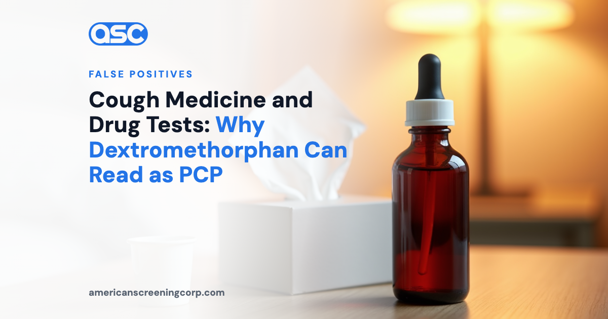 Cough Medicine and Drug Tests: Why Dextromethorphan Can Read as PCP