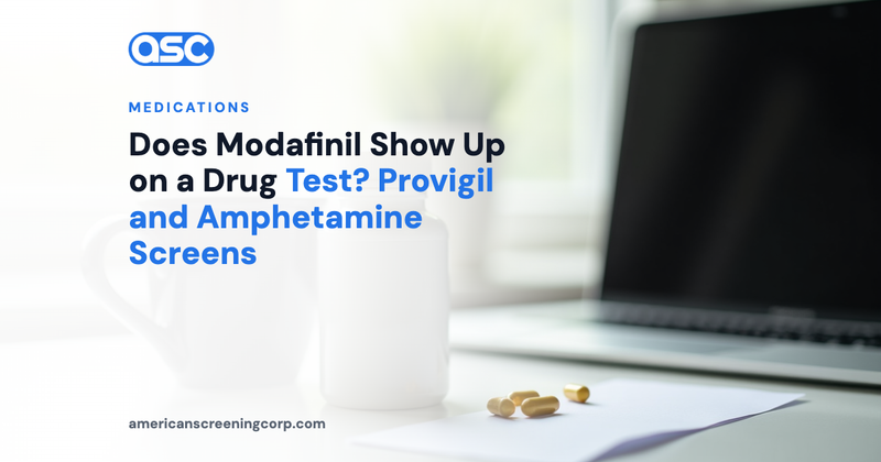 Does Modafinil Show Up on a Drug Test? Provigil and Amphetamine Screens