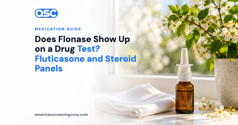 Does Flonase Show Up on a Drug Test? Fluticasone and Steroid Panels