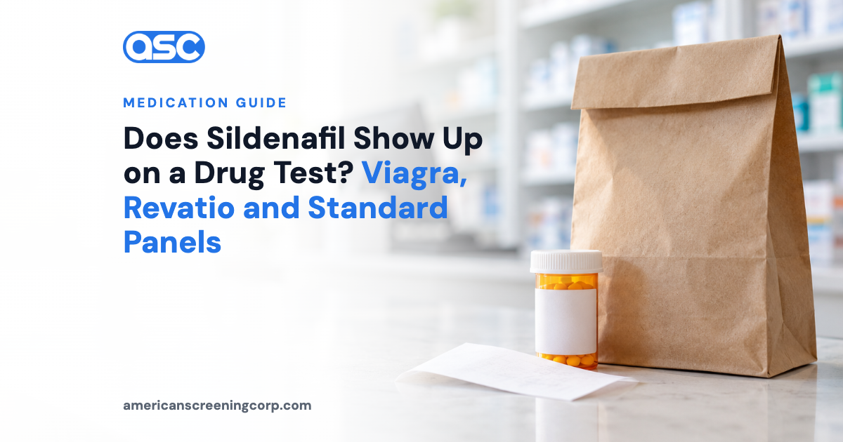Does Sildenafil Show Up on a Drug Test? Viagra, Revatio and Standard Panels