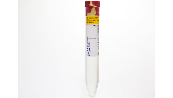Tubo Cónico Plástico Plus de 8.0mL con Conservador para Urianálisis