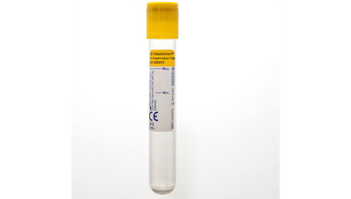 8mL BD Vacutainer® Blood Collection Tubes with Hemogard Closure (Yellow)