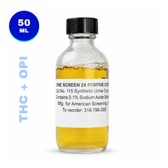 50mL Positive Liquid Urine Control - 2X Cutoff Opiate High by One Screen