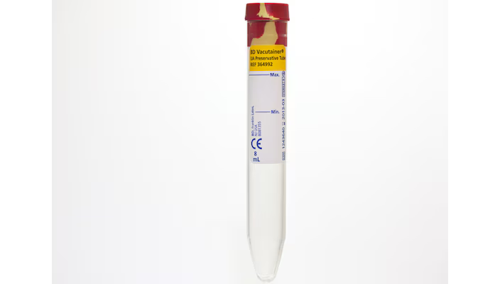 8mL BD Vacutainer® Urinalysis Preservative Tube