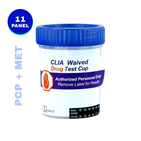 11 Panel CLIA Waived Drug Test Cup (No THC)