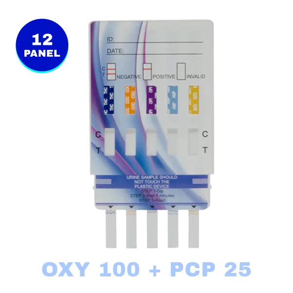 12 Panel Instant Drug Test Dip Card