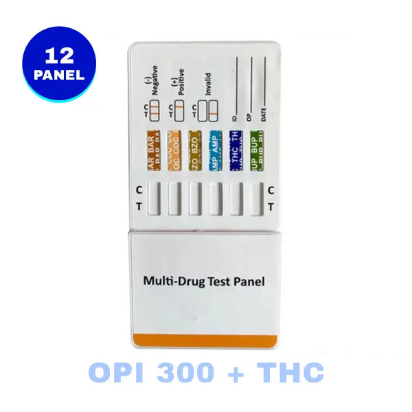 12 Panel Multi Drug Dip Card
