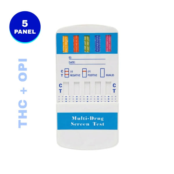 5-Drug Test Dip Card