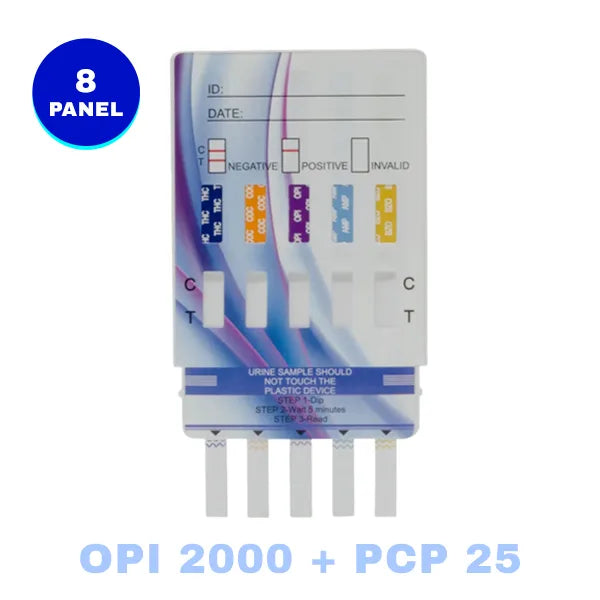 8 Panel Urine Drug Test Dip Card