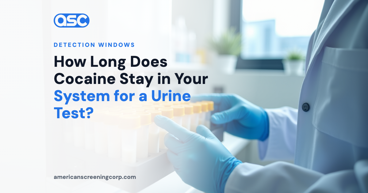 How Long Does Cocaine Stay in Your System for a Urine Test?