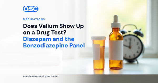 Does Valium Show Up on a Drug Test? Diazepam and the Benzodiazepine Panel