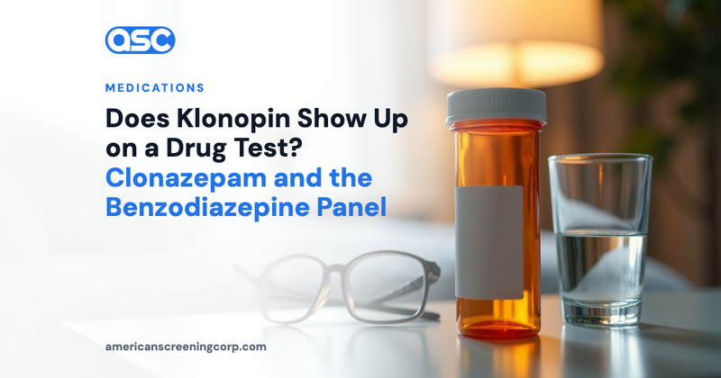 Does Klonopin Show Up on a Drug Test? Clonazepam and the Benzodiazepine Panel