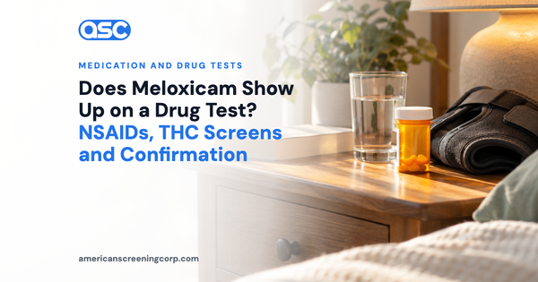 Does Meloxicam Show Up on a Drug Test? NSAIDs, THC Screens and Confirmation