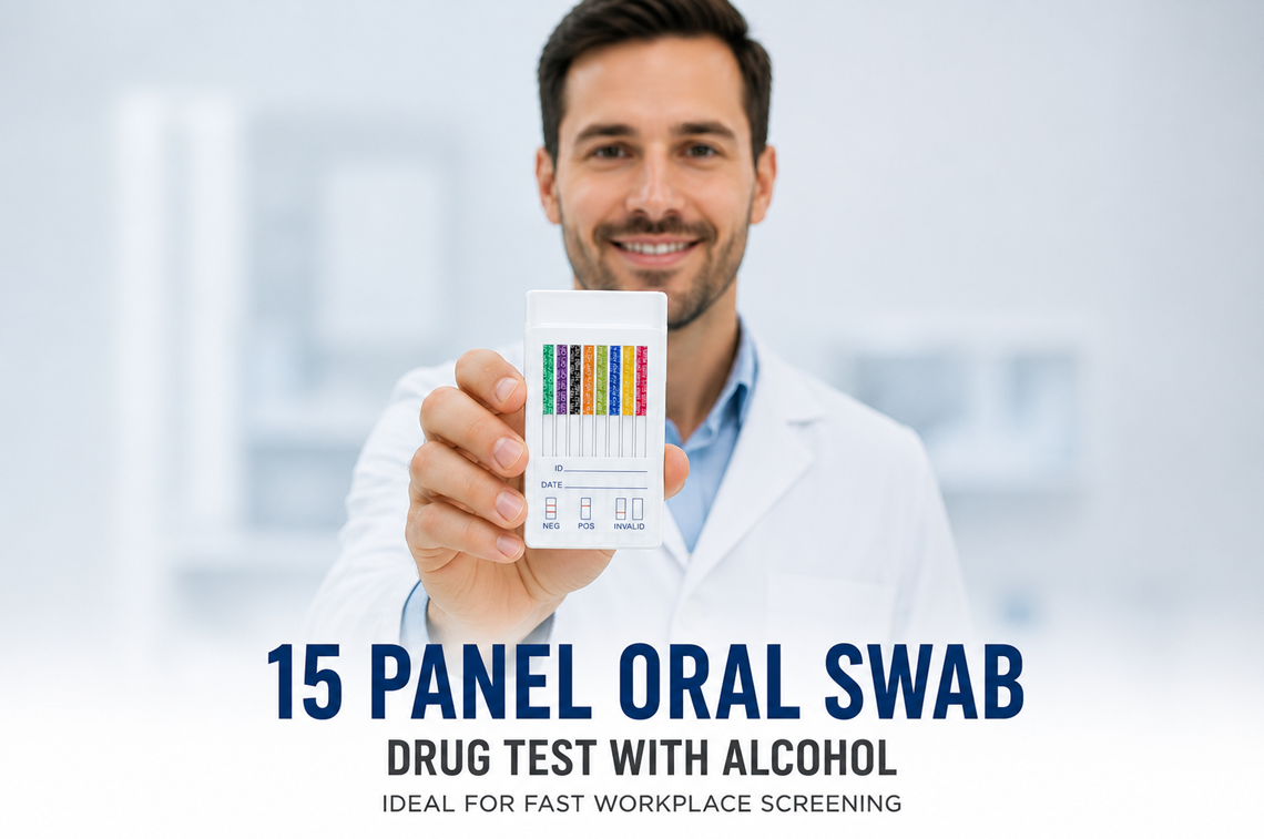 Why 15 Panel Oral Swab Drug Test with Alcohol Is Ideal for Fast Workplace Screening
