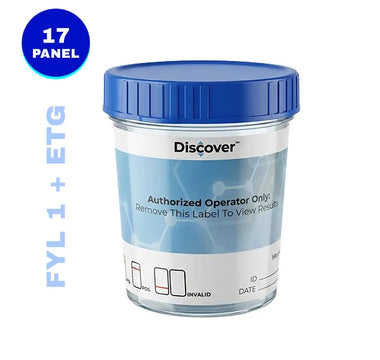 17 Panel Drug Test Cup — DOT fleet operator institutional supply