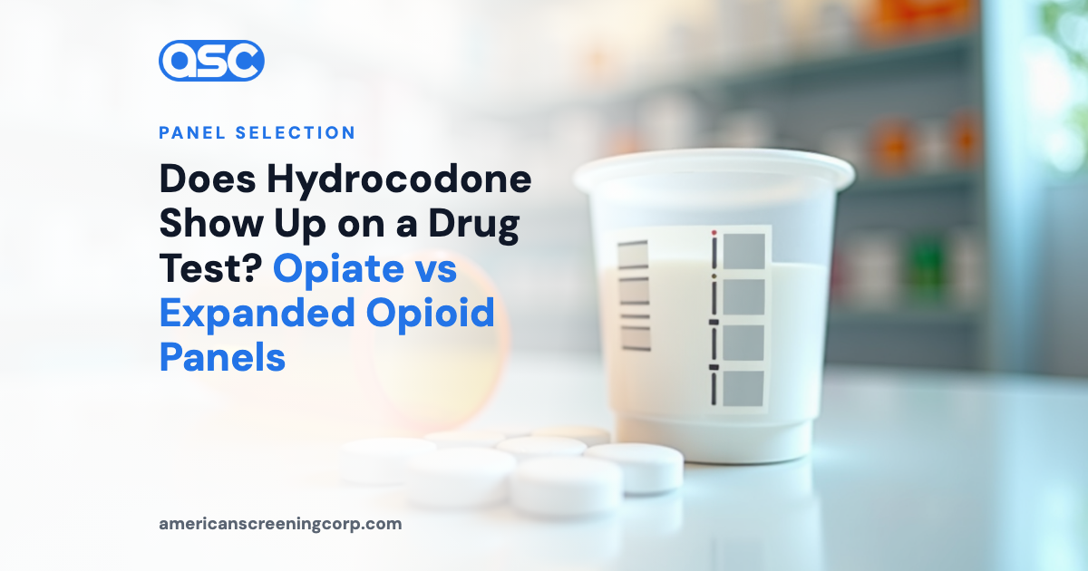 Does Hydrocodone Show Up on a Drug Test? Opiate vs Expanded Opioid Panels