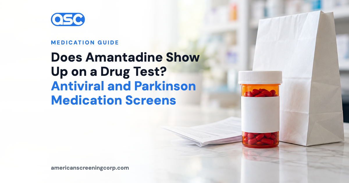 Does Amantadine Show Up on a Drug Test? Antiviral and Parkinson Medication Screens