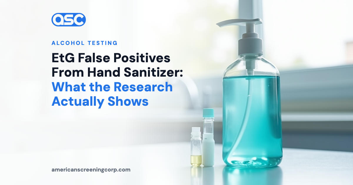 EtG False Positives From Hand Sanitizer: What the Research Actually Shows