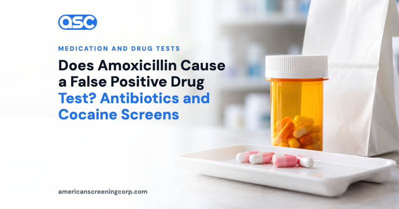 Does Amoxicillin Cause a False Positive Drug Test? Antibiotics and Cocaine Screens