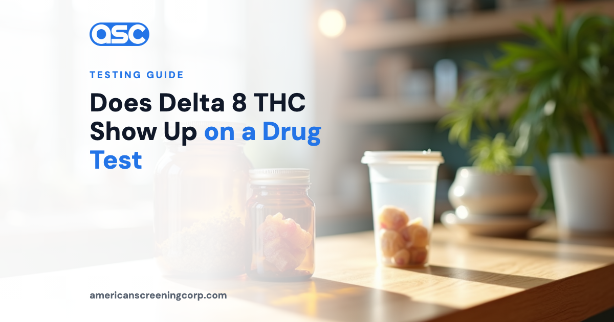 Does Delta 8 THC Show Up on a Drug Test
