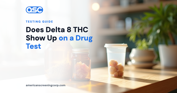 ¿Aparece el Delta 8 THC en una prueba de drogas?
