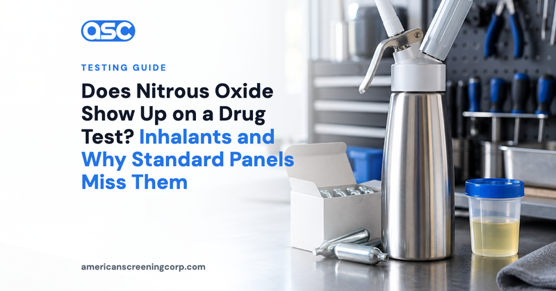 Does Nitrous Oxide Show Up on a Drug Test? Inhalants and Why Standard Panels Miss Them