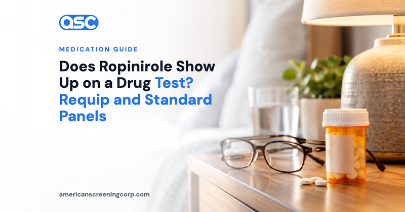 Does Ropinirole Show Up on a Drug Test? Requip and Standard Panels
