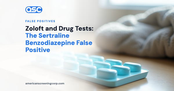 Zoloft and Drug Tests: The Sertraline Benzodiazepine False Positive