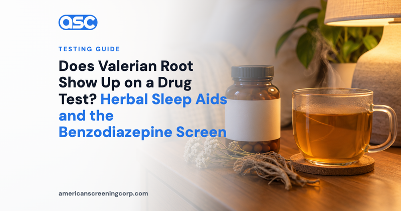 Does Valerian Root Show Up on a Drug Test? Herbal Sleep Aids and the Benzodiazepine Screen