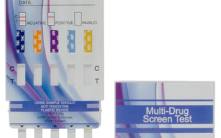 Portable drug test dip cards — construction site random testing