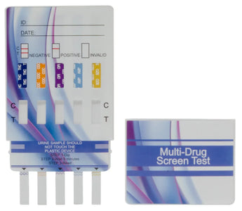 Portable drug test dip cards — construction site random testing