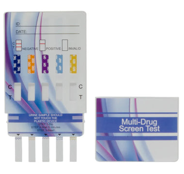Portable drug test dip cards — construction site random testing