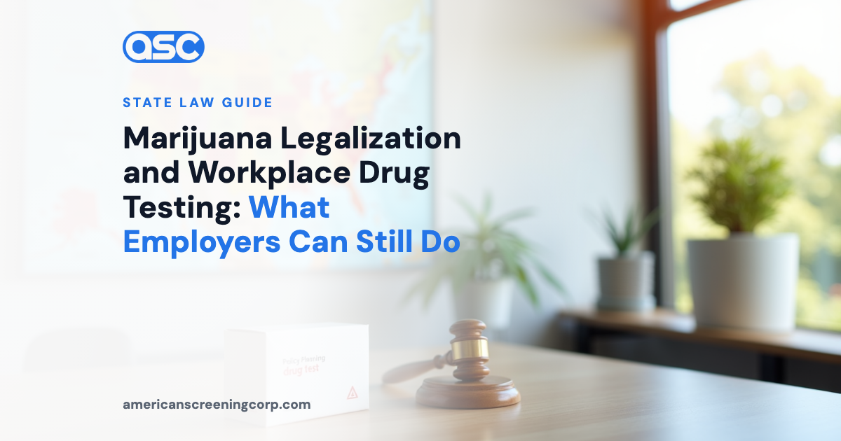 Marijuana Legalization and Workplace Drug Testing: What Employers Can Still Do