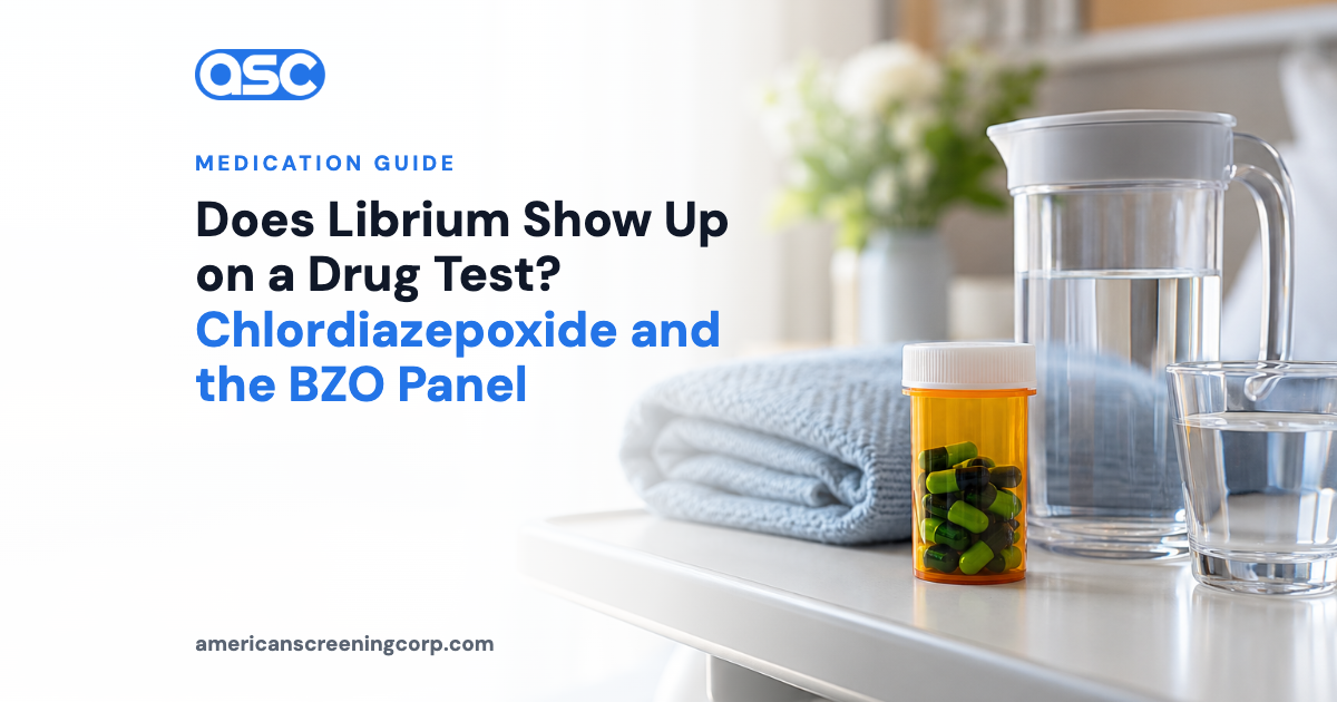 Does Librium Show Up on a Drug Test? Chlordiazepoxide and the BZO Panel