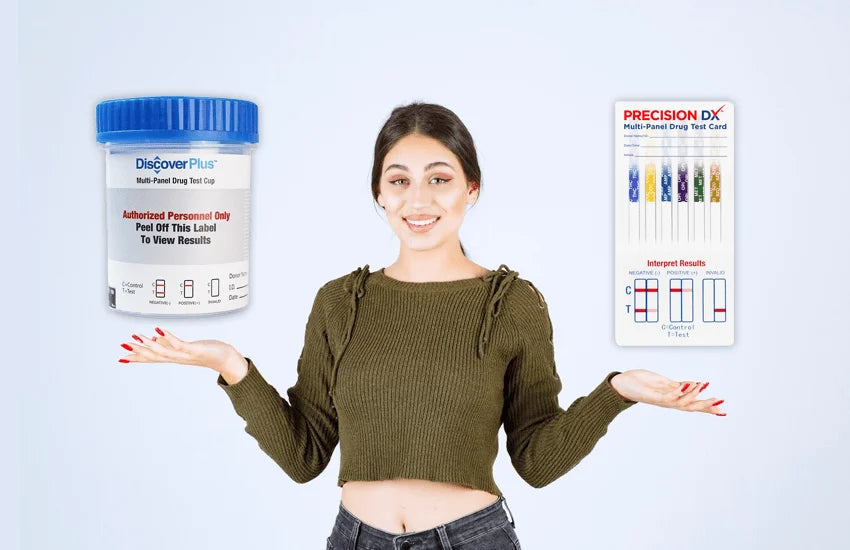 Difference between Drug Test Cups and Drug Test Dip Cards
