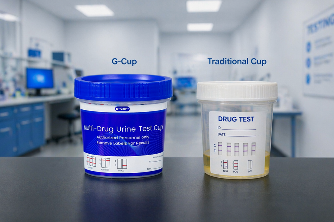 G-Cup vs Traditional Drug Test Cups 