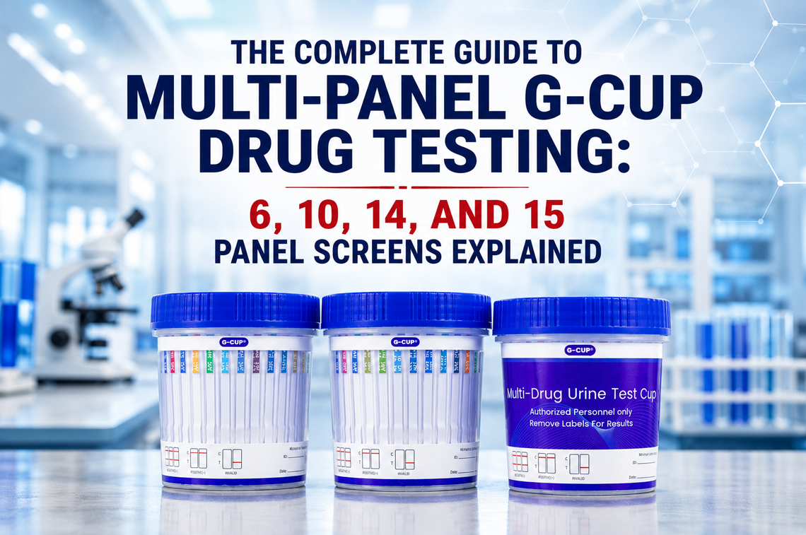 The Complete Guide to Multi-Panel G-Cup Drug Testing: 6, 10, 14, and 15 Panel Screens Explained