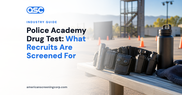 Police Academy Drug Test: What Recruits Are Screened For