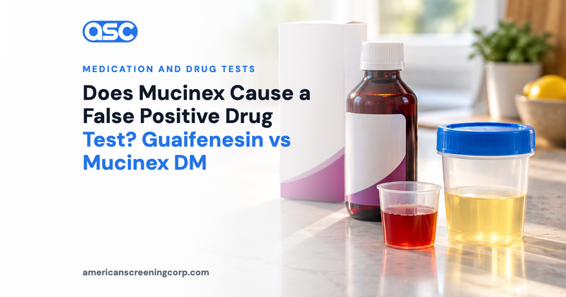 Does Mucinex Cause a False Positive Drug Test? Guaifenesin vs Mucinex DM