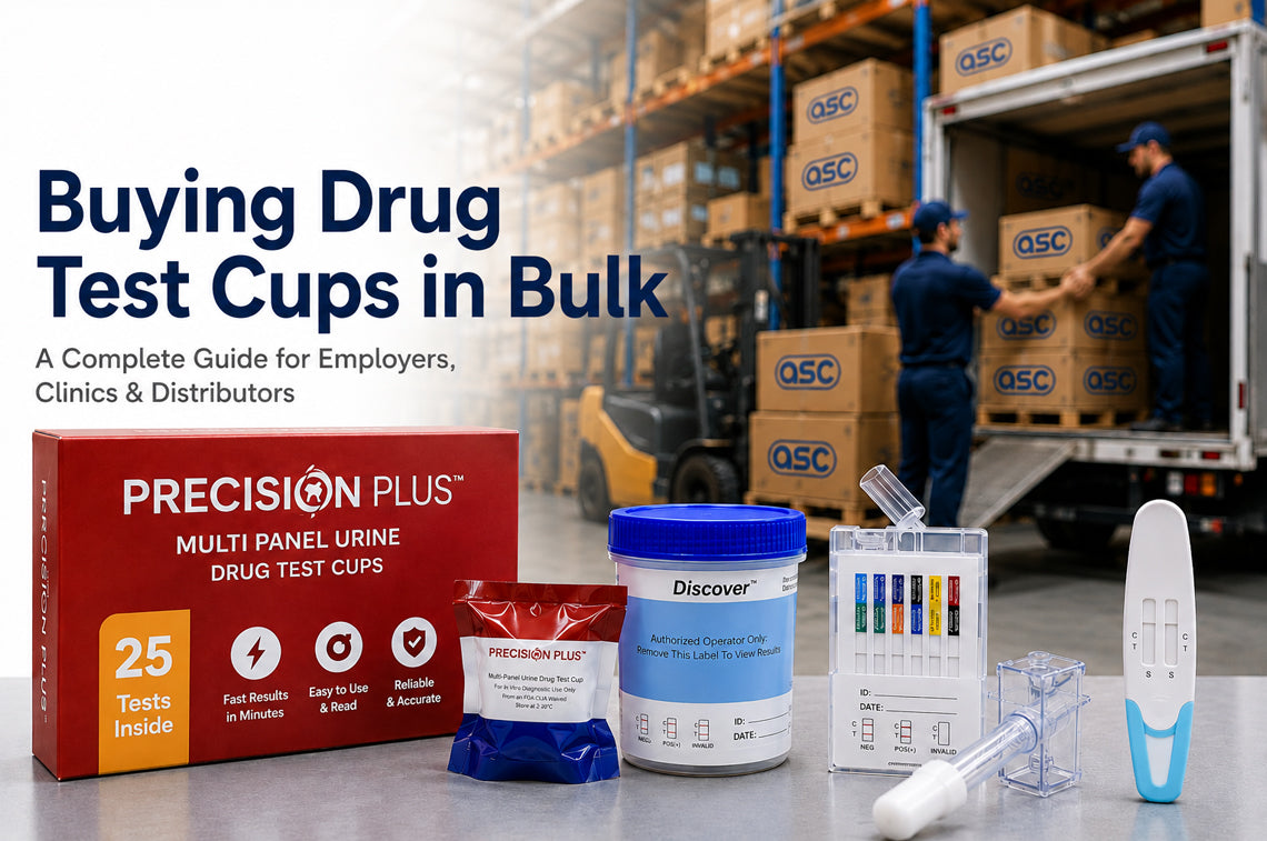 Buying Drug Test Cups in Bulk: A Complete Guide for Employers, Clinics & Distributors
