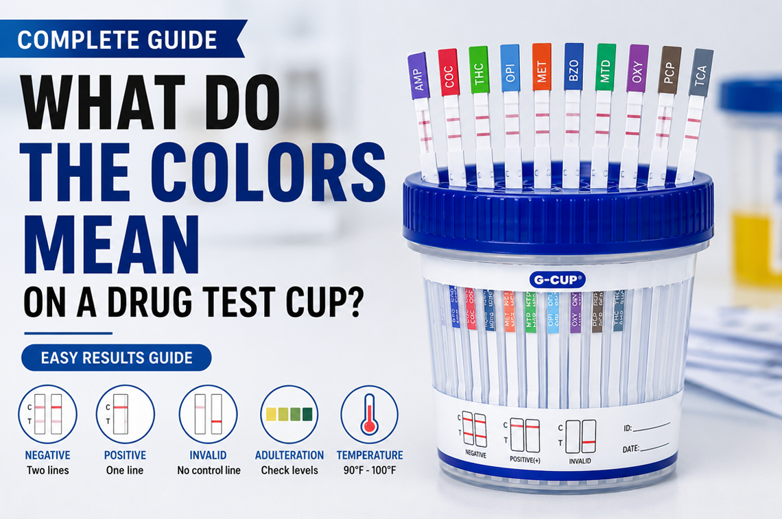 What Do the Colors Mean on a Drug Test Cup? Complete Guide to Reading Results
