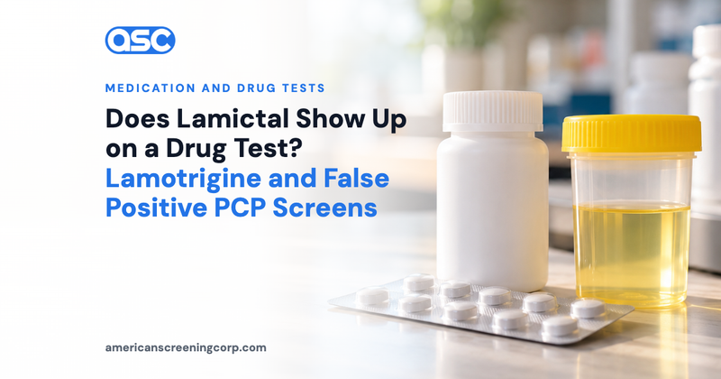 Does Lamictal Show Up on a Drug Test? Lamotrigine and False Positive PCP Screens