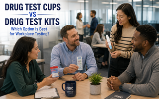Drug Test Cups vs Drug Test Kits: Which Option Is Best for Workplace Testing?