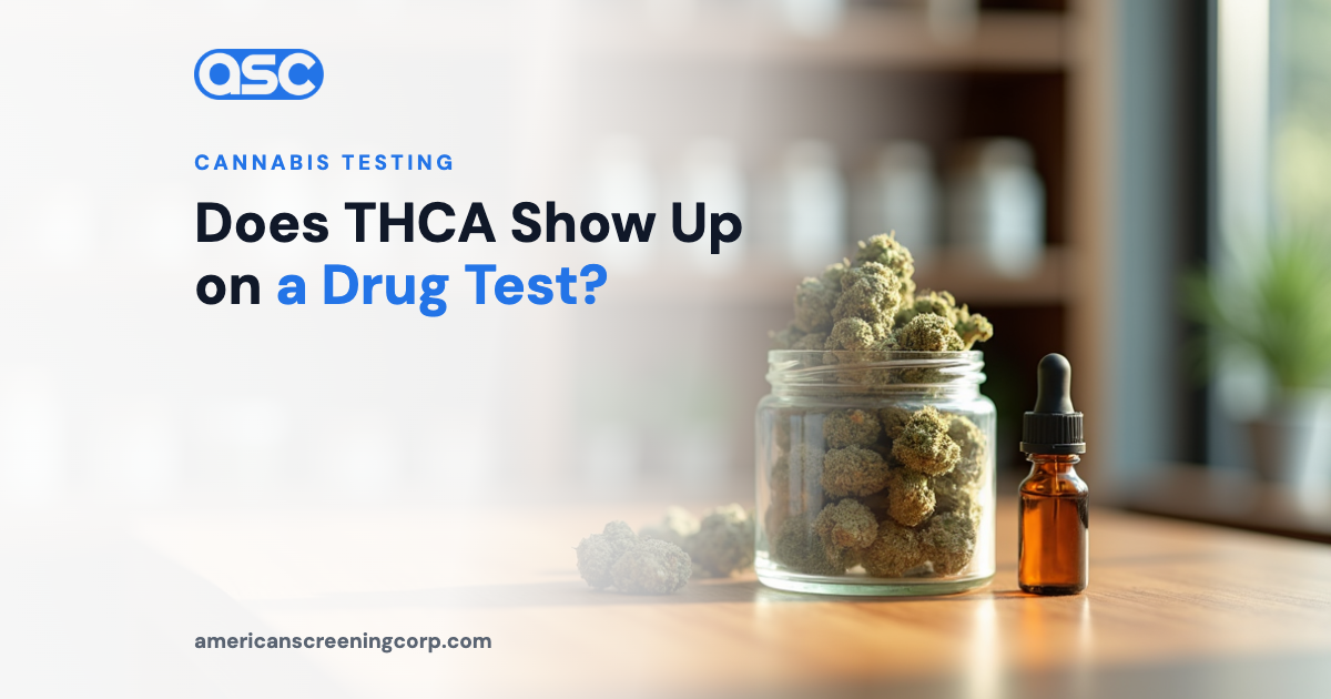 Does THCA Show Up on a Drug Test?