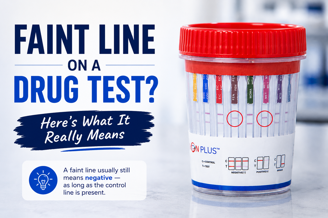 Faint Line on a Drug Test? Here’s What It Really Means
